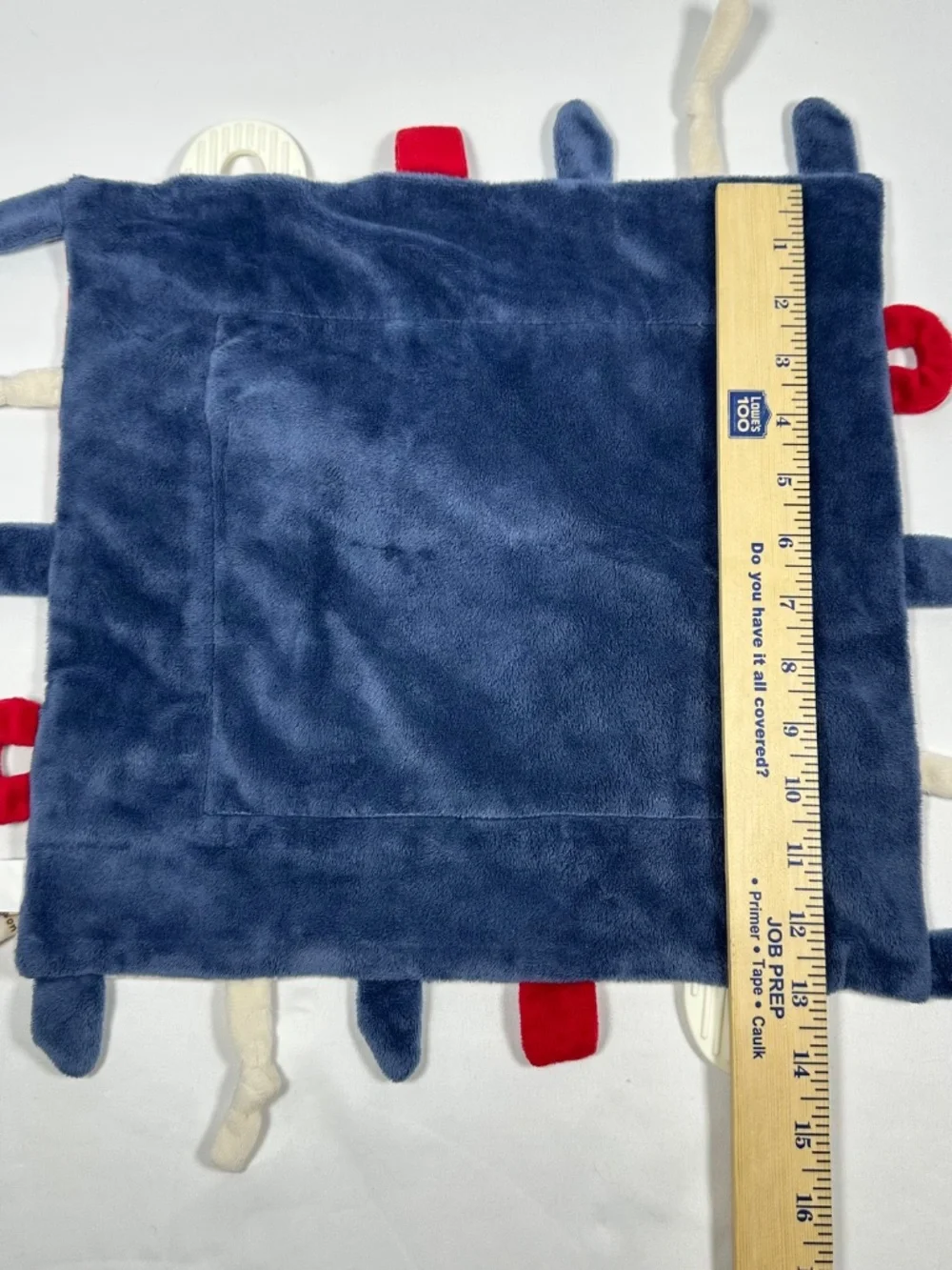 Maison Chic Multifunction Blankie Max The Puppy Red White Blue Teething Rings